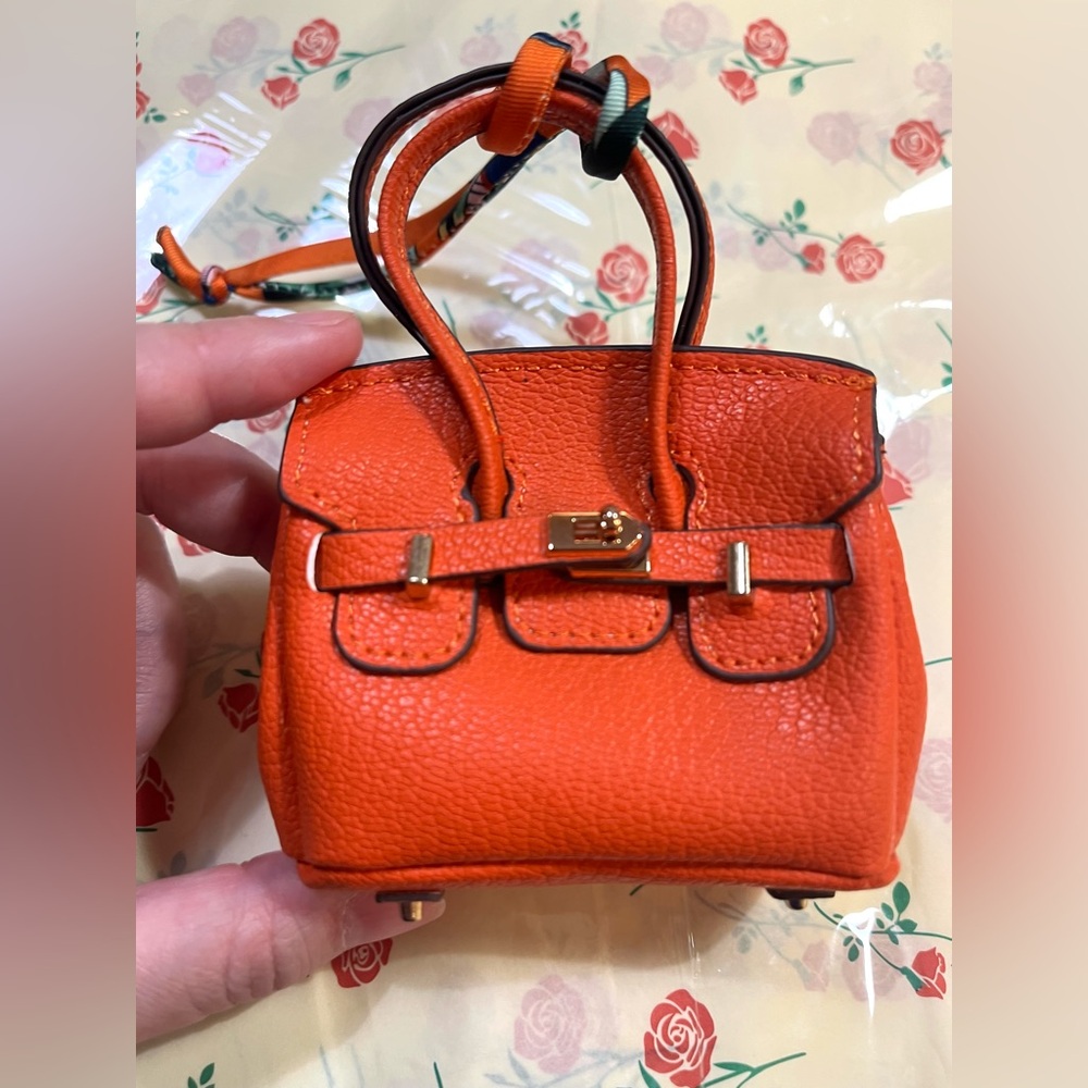 Orange Mini Handbag